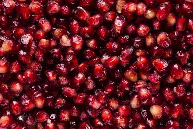 freeze pomegranate seeds