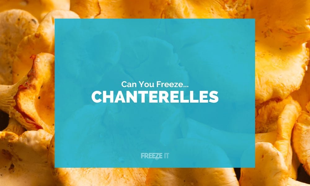 Can You Freeze Chanterelle Mushrooms