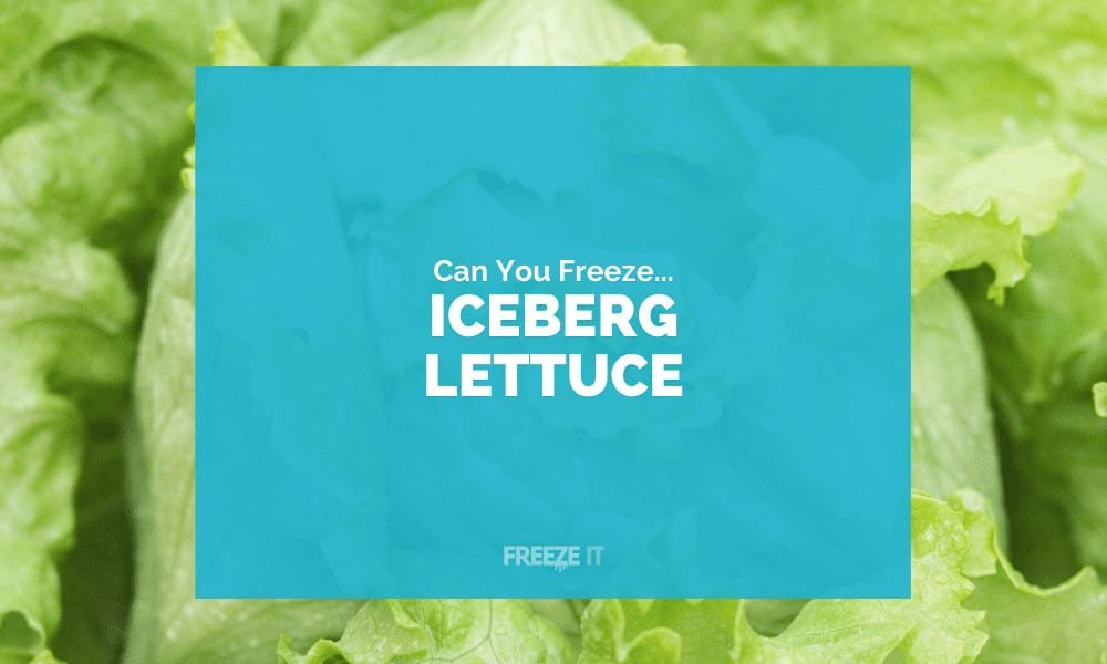 Can You Freeze Iceberg Lettuce