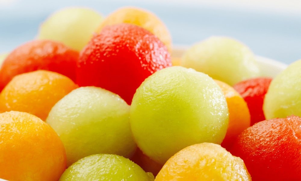 Melon Balls for Freezing