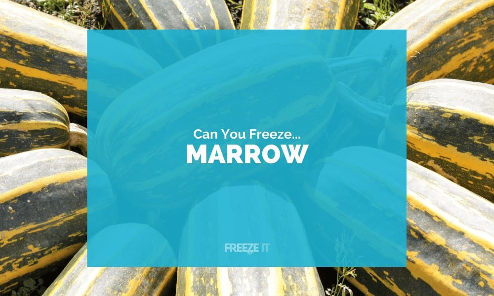 Can You Freeze Marrow