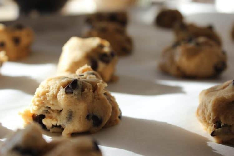 Freeze Chocolate Chip Cookie Dough