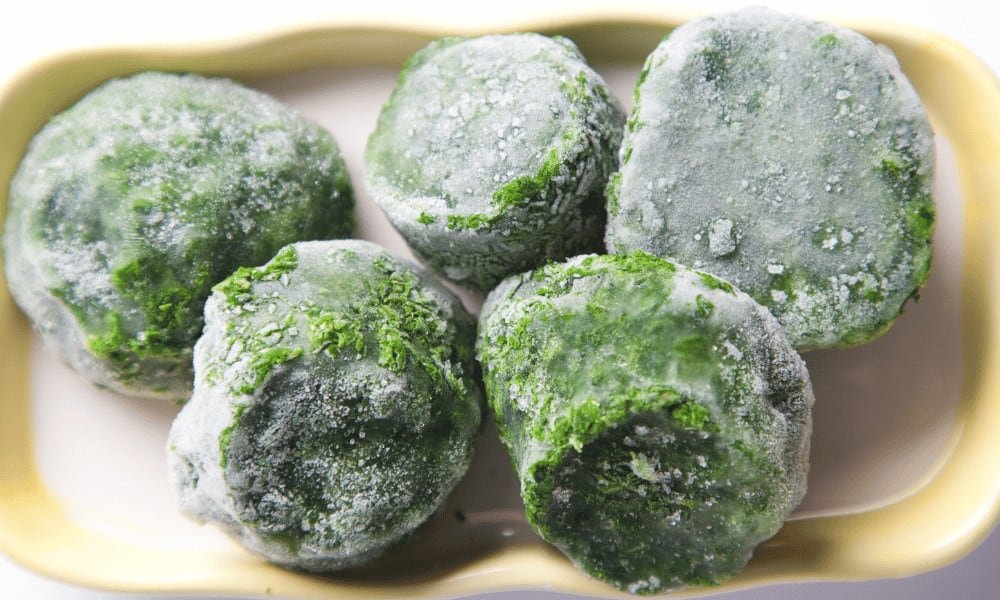 Frozen Cubes of Kale