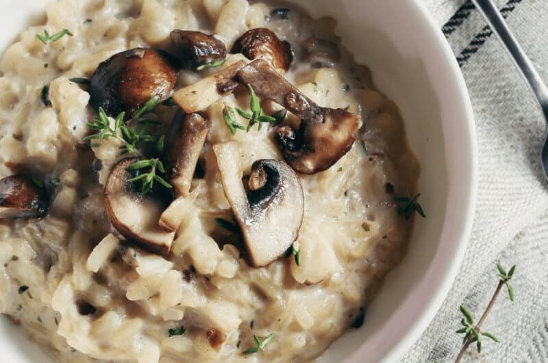 Freezer-Friendly Mushroom Risotto Recipe