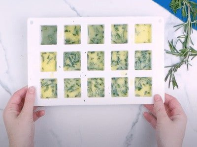 Flash Freeze Parsley Cubes