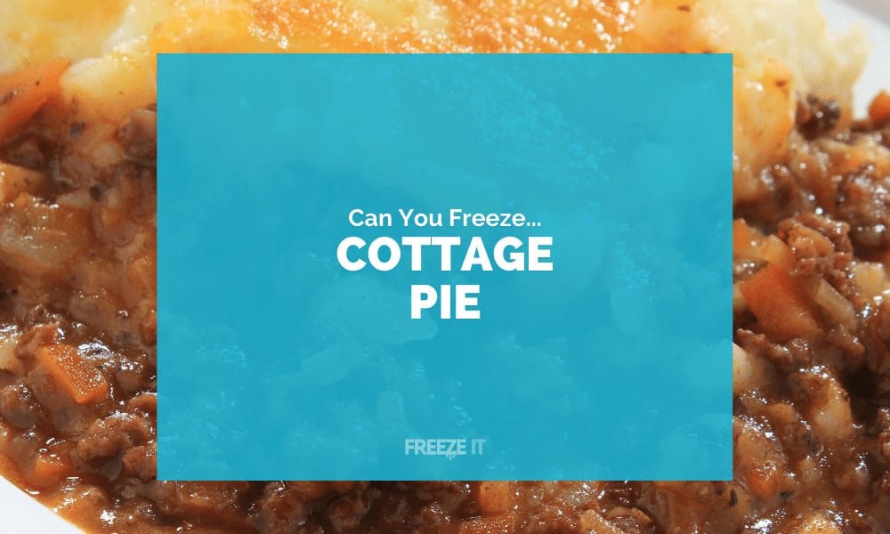 Can You Freeze Cottage Pie