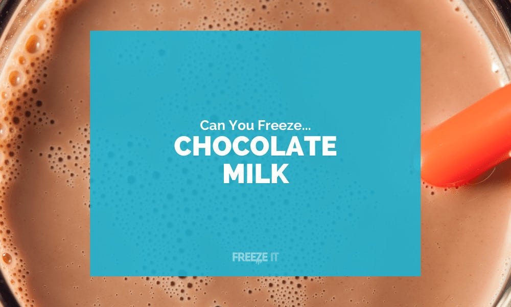 Can You Freeze Chocolate Milk