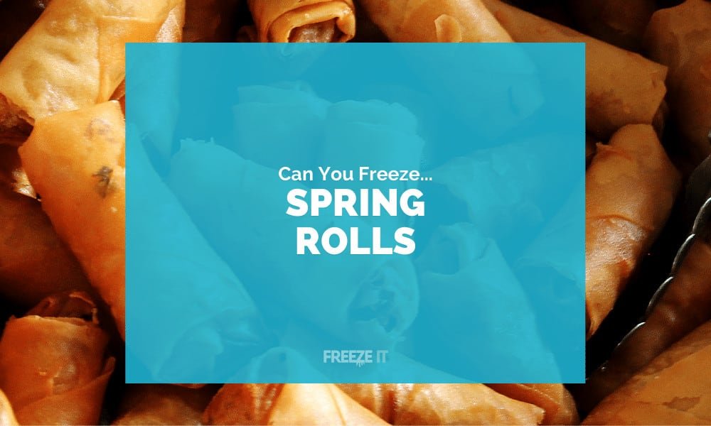 Can You Freeze Spring Rolls