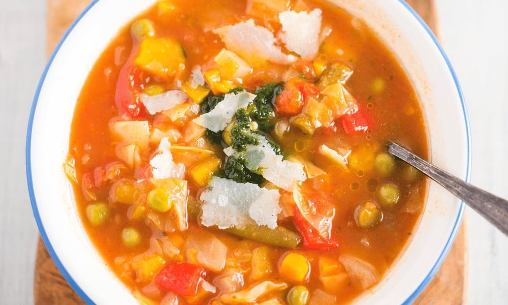 Freezer Friendly Minestrone Soup Recipe