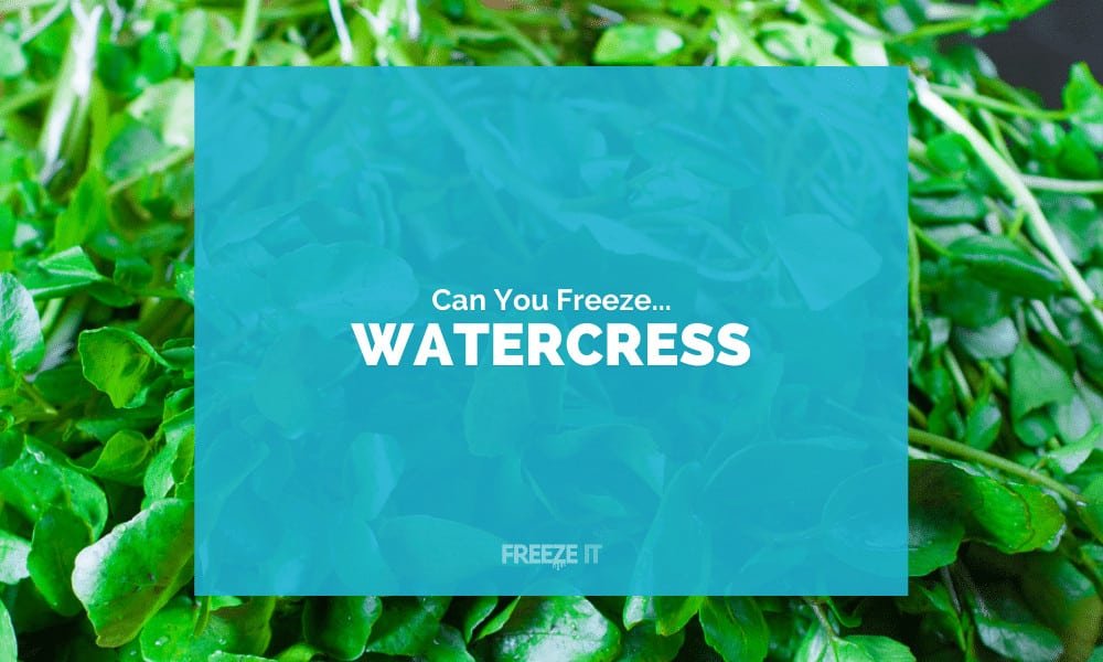 Can You Freeze Watercress