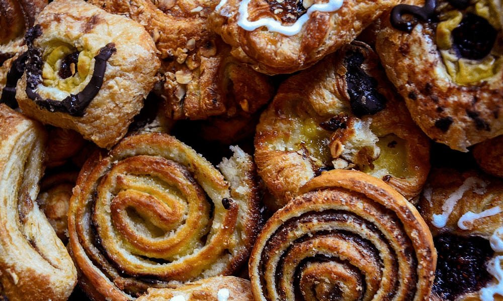 Freeze Pain Aux Raisins With Other Pastries