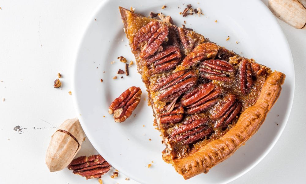 Freeze Pecan Pie Slices