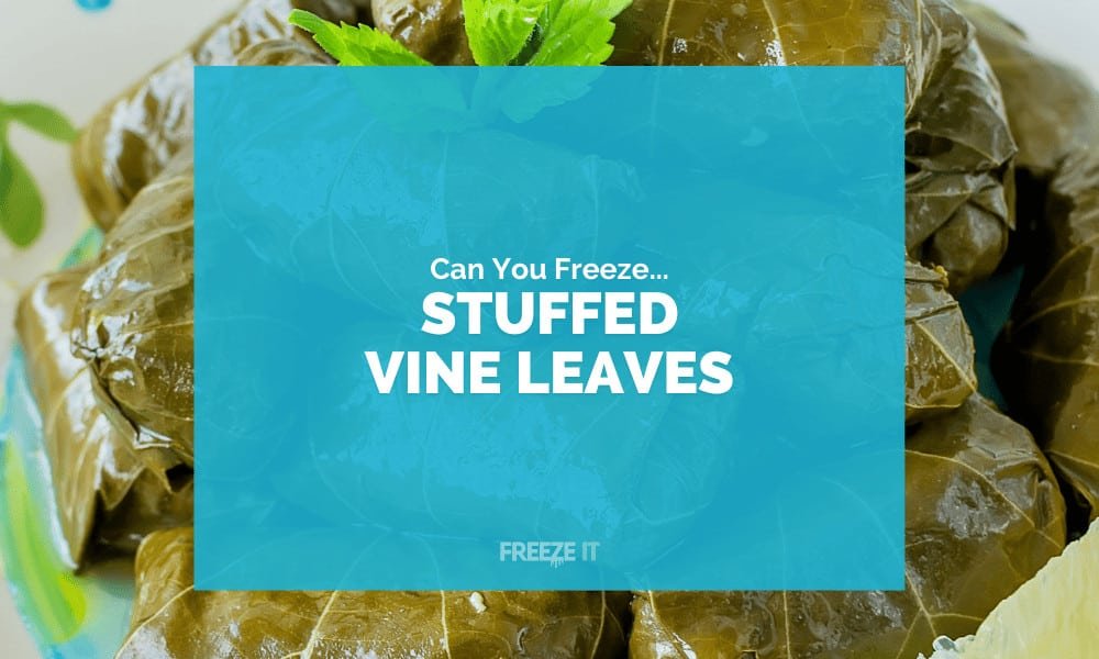 Can You Freeze Stuffed Vine Leaves