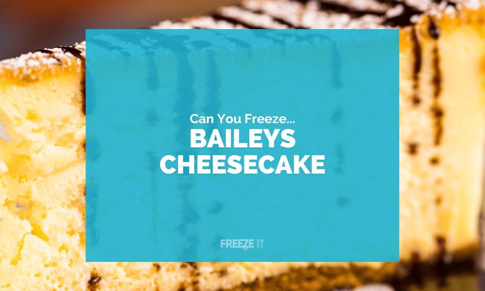 Can You Freeze Baileys Cheesecake