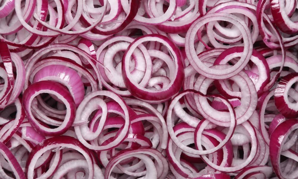 Frozen Red Onions