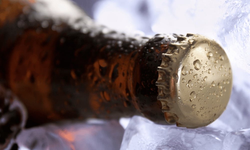 Frozen Beer Bottle