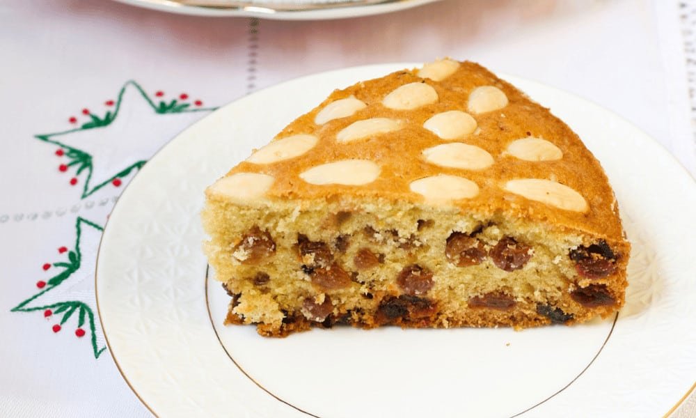 Slice of Dundee Cake