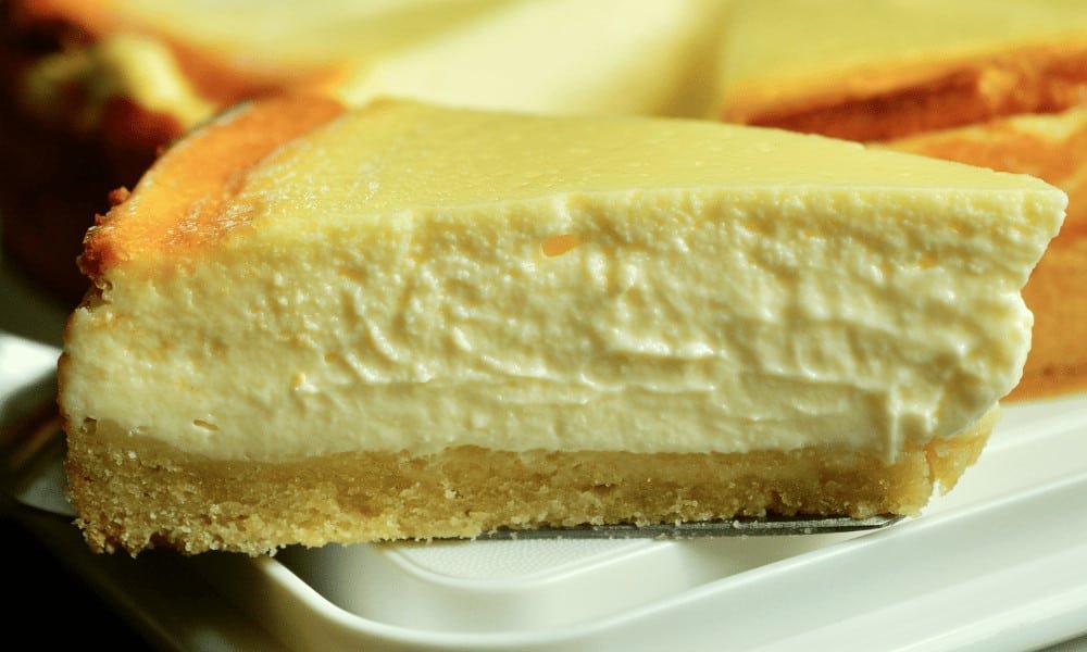 Sliced Baked Cheesecake