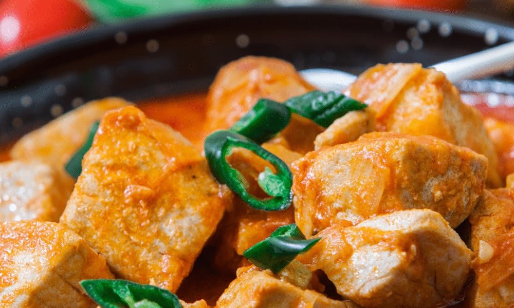 Bowl of Monkfish Curry