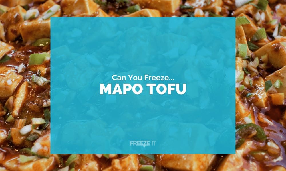 Can You Freeze Mapo Tofu