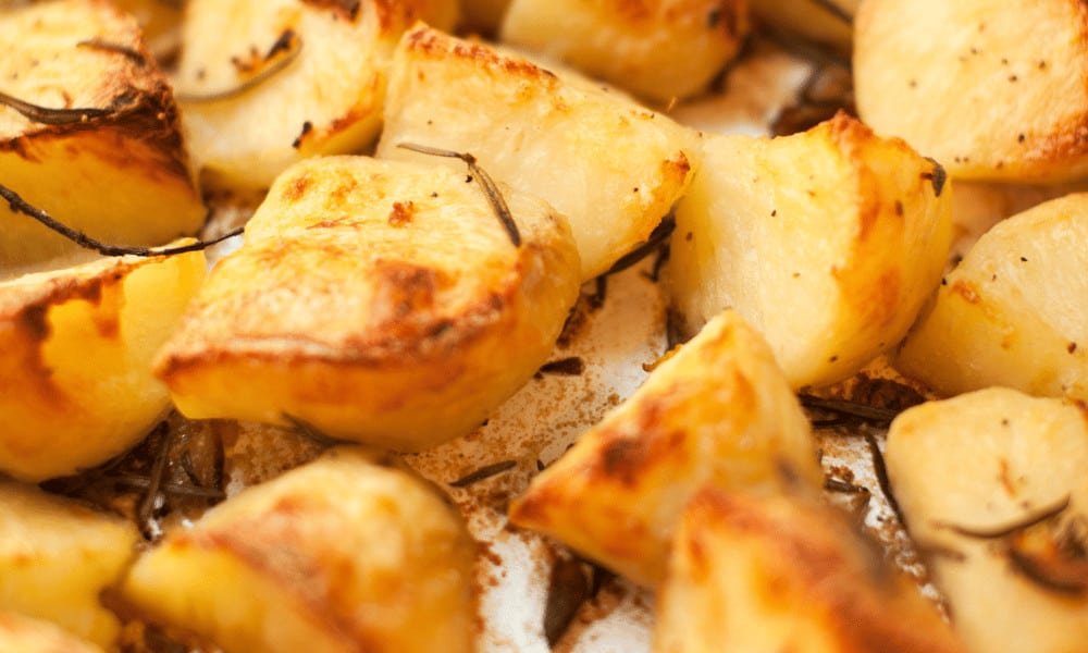 Roast Potatoes with Lamb Fat