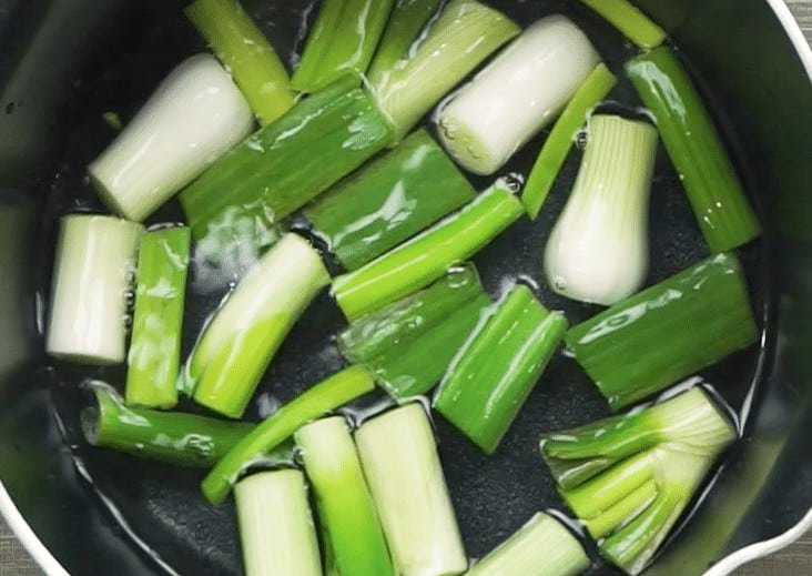 Blanch Leeks