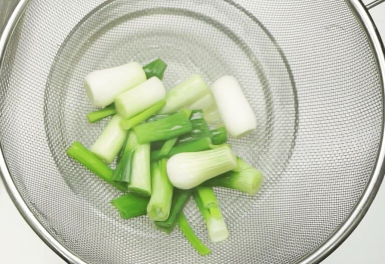 Drain Leeks to Dry