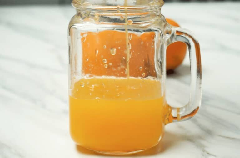 Fill Container With Orange Juice