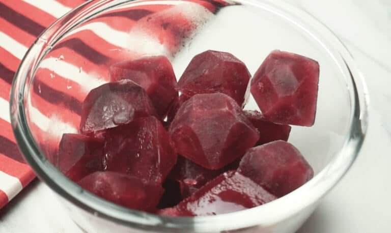 Frozen Red Wine Cubes