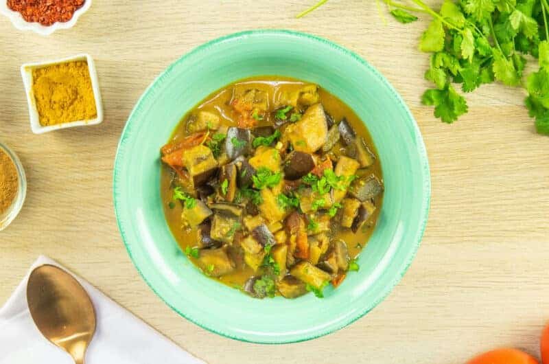 Aubergine and Tomato Curry Recipe