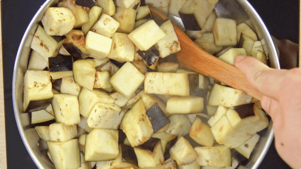 Cook Aubergine For Curry