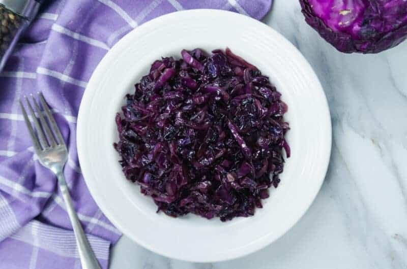 Quick Braised Red Cabbage Recipe