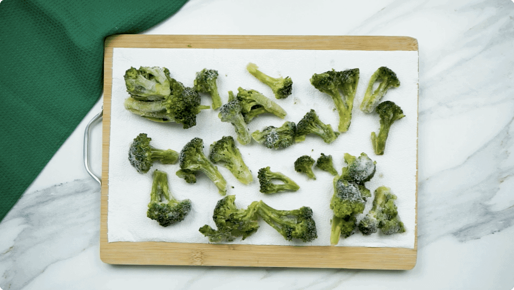 Dab Frozen Broccoli