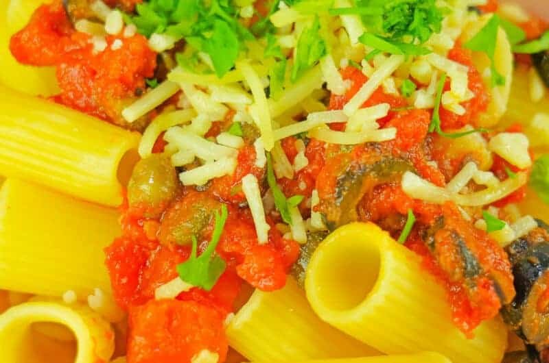 Classic Rigatoni Puttanesca Recipe