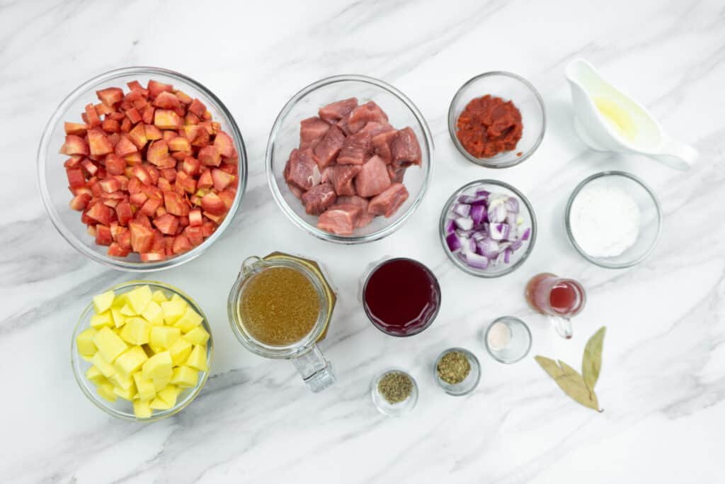 Old Fashioned Beef Stew ingredients