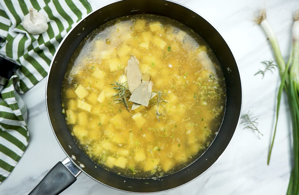 Potato Leek Soup potatoes broth herbs