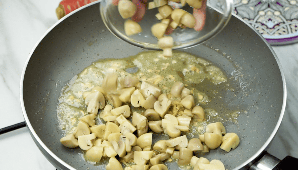 Classic Boeuf Bourguignon mushrooms