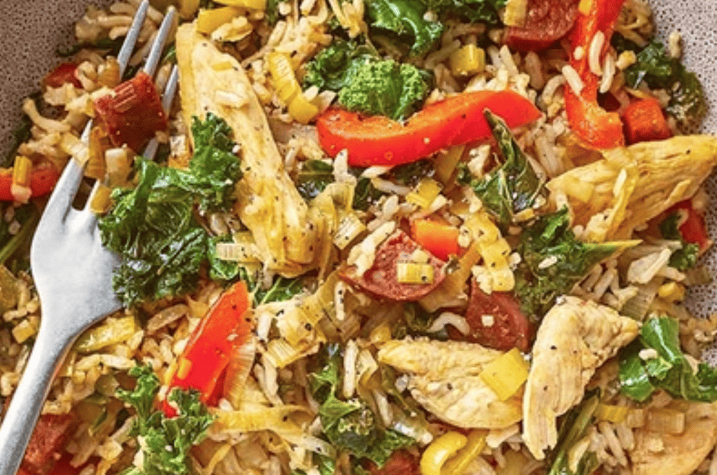 Easy Chorizo Chicken Stir Fry